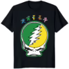 Oregon Ducks Grateful Dead 2025 Shirt black color mockup