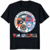 Philadelphia Teams Flyers Eagles Phillies 76 Ers Union Shirt black version