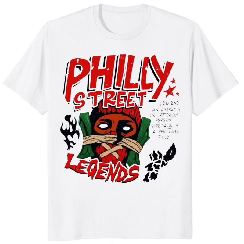Philly Street Legends Shirt white variant mockup