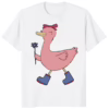 Pink Duck Funny Shirt white variant funny t-shirt