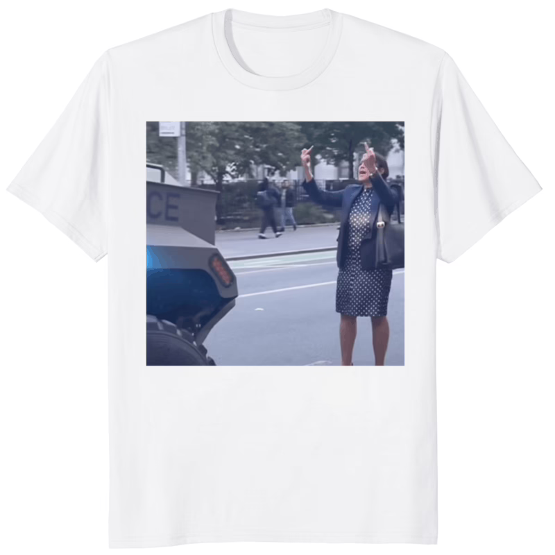 Polka Dot Dress Baddie Against ICE T Shirt 8 Polka Dot Dress Baddie Against ICE T Shirt white color mockup