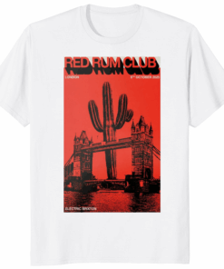 Red Rum Club Electric Brixton London 2025 Concert Poster Shirt