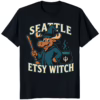 Seattle Mariners Etsy Witch Shirt black – witchy baseball fan Shirt