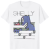 Shelly The Band Shirt white t-shirt mockup official music apparel