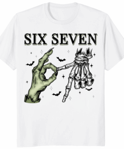 Six Seven Shirt 6 7 Halloween Shirt white variant