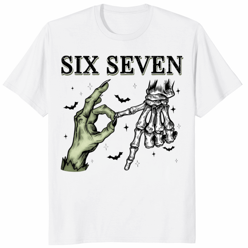 Six Seven Shirt 6 7 Halloween Shirt 16 Six Seven Shirt 6 7 Halloween Shirt white variant