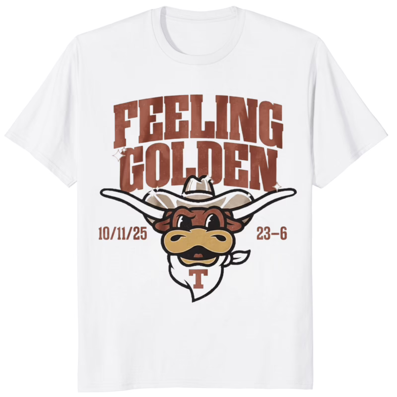 Texas Football Feeling Golden Shirt white variant