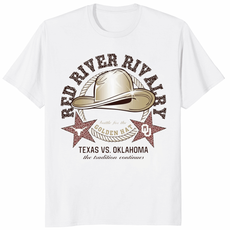 Texas Longhorns Vs Oklahoma Sooners Red River Rivalry Shirt 16 Texas Longhorns Vs Oklahoma Sooners Red River Rivalry Shirt white