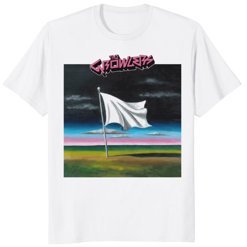 The Growlers CRISIS Shirt white t-shirt official band merch