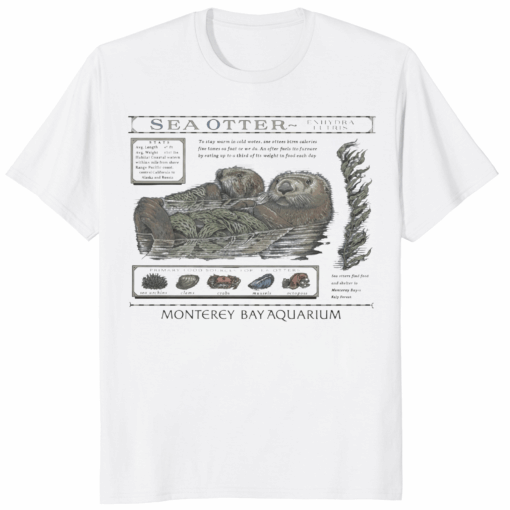 The Monterey Bay Aquarium Otter Taylor Swift Shirt featuring viral sea otter design