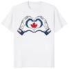 Toronto Blue Jays Canada Heart Hands Shirt white variant