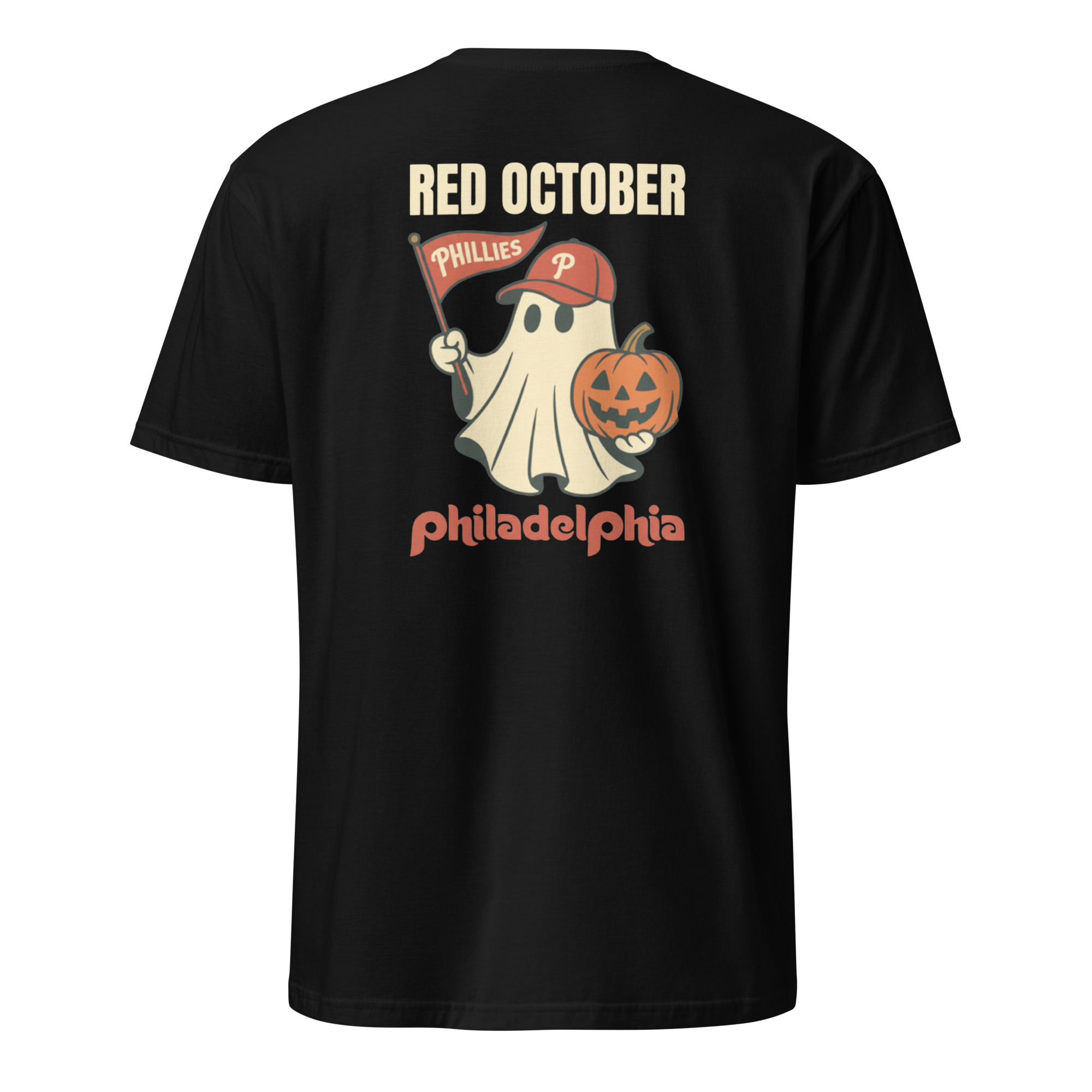 Phillies Halloween Red October Ghost Shirt 3 Phillies Halloween Red October Ghost Shirt - Image 3