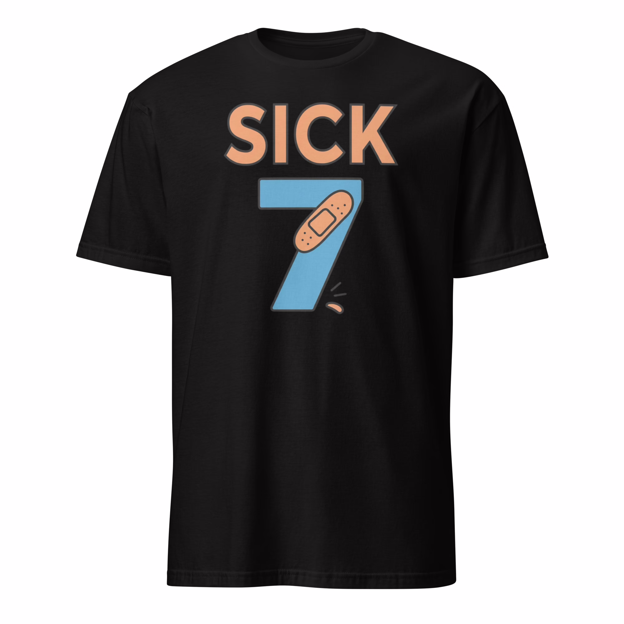 Sick Seven Meme Six Seven Fun Wordplay Shirt 2 Sick Seven Meme Six Seven Fun Wordplay Shirt black t-shirt