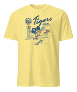 Mr. Redlegs Cincinnati Reds Mitchell & Ness Deli Style Baseball Shirt cornsilk