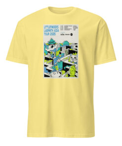 Littlefingers Asia Tour 2025 Poster Shirt cornsilk color