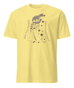Born To Be Tender Forced To Fight Fascism Shirt cornsilk yellow activist slogan tee