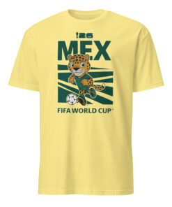 Official 2026 FIFA World Cup Mexico Mascot Shirt Cornsilk Variant
