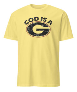 God Is A G Shirt 13 Cornsilk yellow God Is A G Shirt – Urban Christian apparel