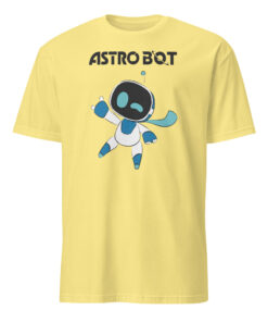 Astro Bot 2025 Shirt in cornsilk – light pastel gaming tee