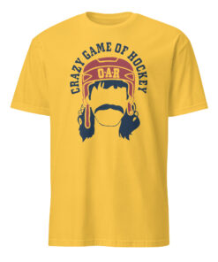 O A R Crazy Game of Hockey Long Sleeve Shirt Daisy Yellow TeesParadise