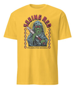 Philadelphia Phanatic Seeing Red Graphic Streetwear Shirt in daisy yellow