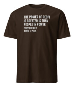 The Power Of The People Is Greater Than The People In Power Shirt 9 Dark chocolate activist T-shirt with quote