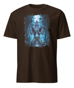 Wolf Ripping Shirt 9 Wolf Ripping Shirt meme on dark chocolate t-shirt