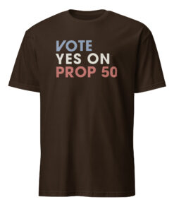 Vote YES On Prop shirt 8 Vote YES On Prop shirt dark chocolate – durable cotton tee for activism and voter awareness