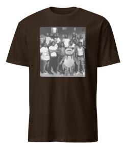 Portland Frog King Protest T Shirt 10 Portland Frog King Protest T Shirt in dark chocolate brown