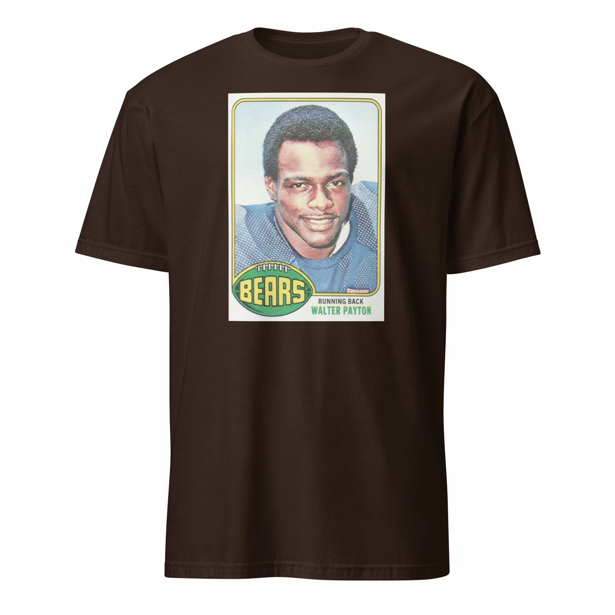 Walter Payton Chicago Bears Shirt 3 Walter Payton Chicago Bears Shirt dark chocolate brown unisex cotton tee