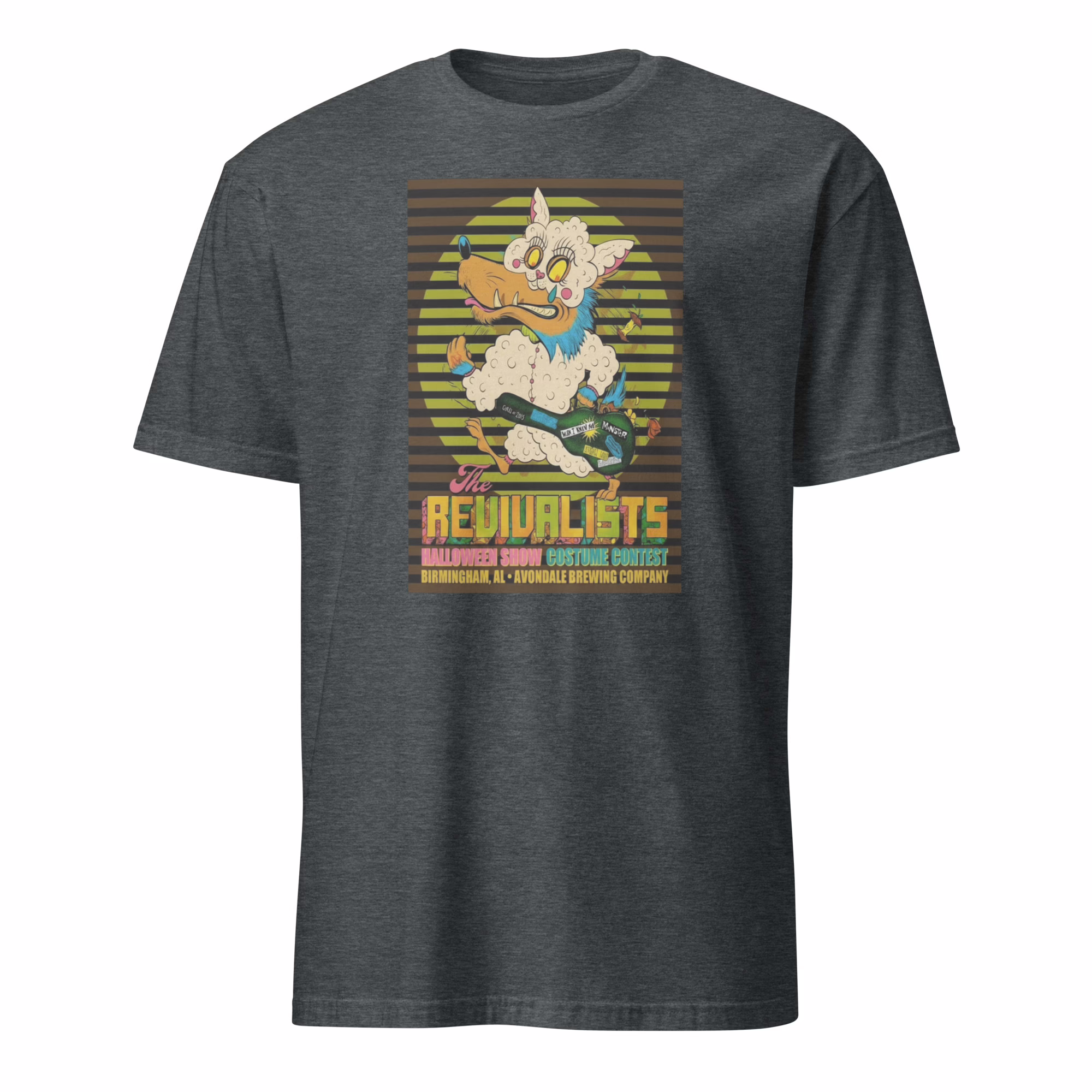 The Revivalists Birmingham AL Poster Shirt 3 The Revivalists Birmingham AL Poster Shirt heather t-shirt mockup