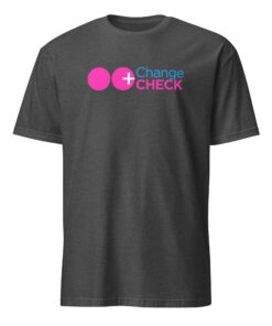 Change and Check Shirt in Dark Heather Grey