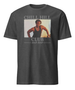 Chill Hill Club Pop Pop Dallas Cowboys Shirt in dark heather grey for casual fans and everyday Cowboys pride