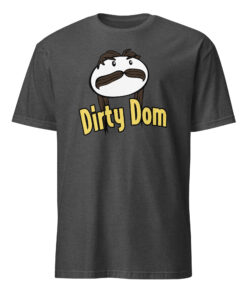Dirty Dom Pringles Version Cartoon Shirt dark heather grey meme t-shirt