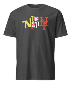The Nanny New York Mets Shirt in Dark Heather Grey – vintage mashup tee