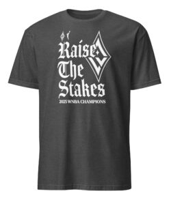 Las Vegas Aces Raise The Stakes Shirt in Dark Heather Grey