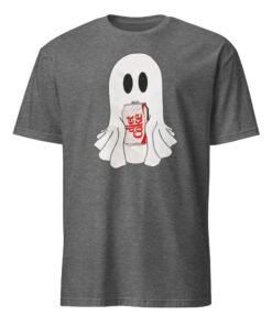 Diet Coke Ghost Shirt graphite heather spooky season t-shirt