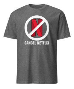 Cancel Netflix Shirt 13 Cancel Netflix Shirt graphite heather variant – viral streaming protest tee