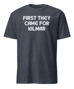 First They Came For Kilmar Abrego Garcia Shirt in heather navy