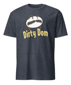 Dirty Dom Pringles Version Cartoon Shirt heather navy meme parody shirt
