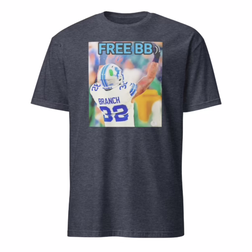 Katrina Free BB Detroit Lions Shirt heather navy football tee