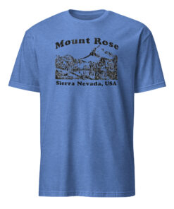 Avas Mount Rose Shirt on High Potential heather royal color