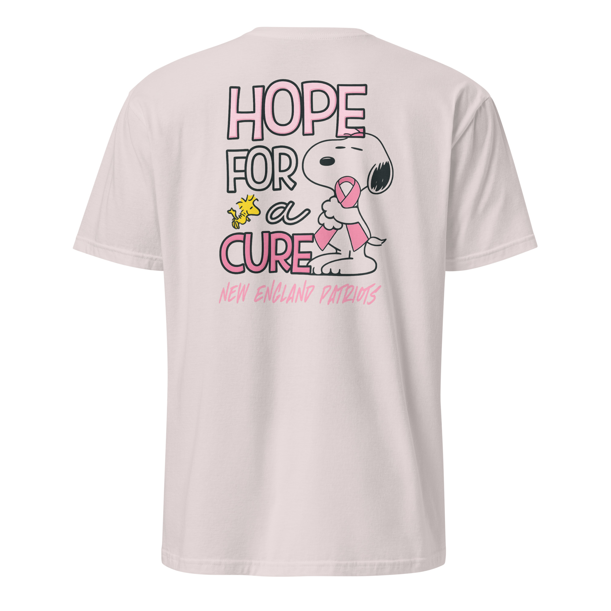 Snoopy New England Patriots Hope For A Cure Breast Cancer Shirt 11 Snoopy New England Patriots Hope For A Cure Breast Cancer Shirt - Image 11