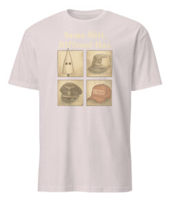 Same Shit Different Hat Anti Trump Shirt ice grey