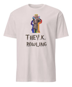 Official New They K Rowling Shirt 12 Official New They K Rowling Shirt in ice grey – minimalist protest fashion