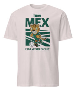 Official 2026 FIFA World Cup Mexico Mascot Shirt Ice Grey Variant