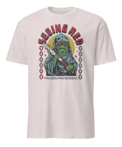 Philadelphia Phanatic Seeing Red Graphic Streetwear Shirt in ice grey