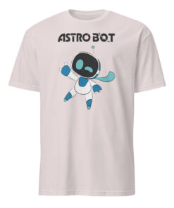 Astro Bot 2025 Shirt in ice grey – cool minimalist gaming tee