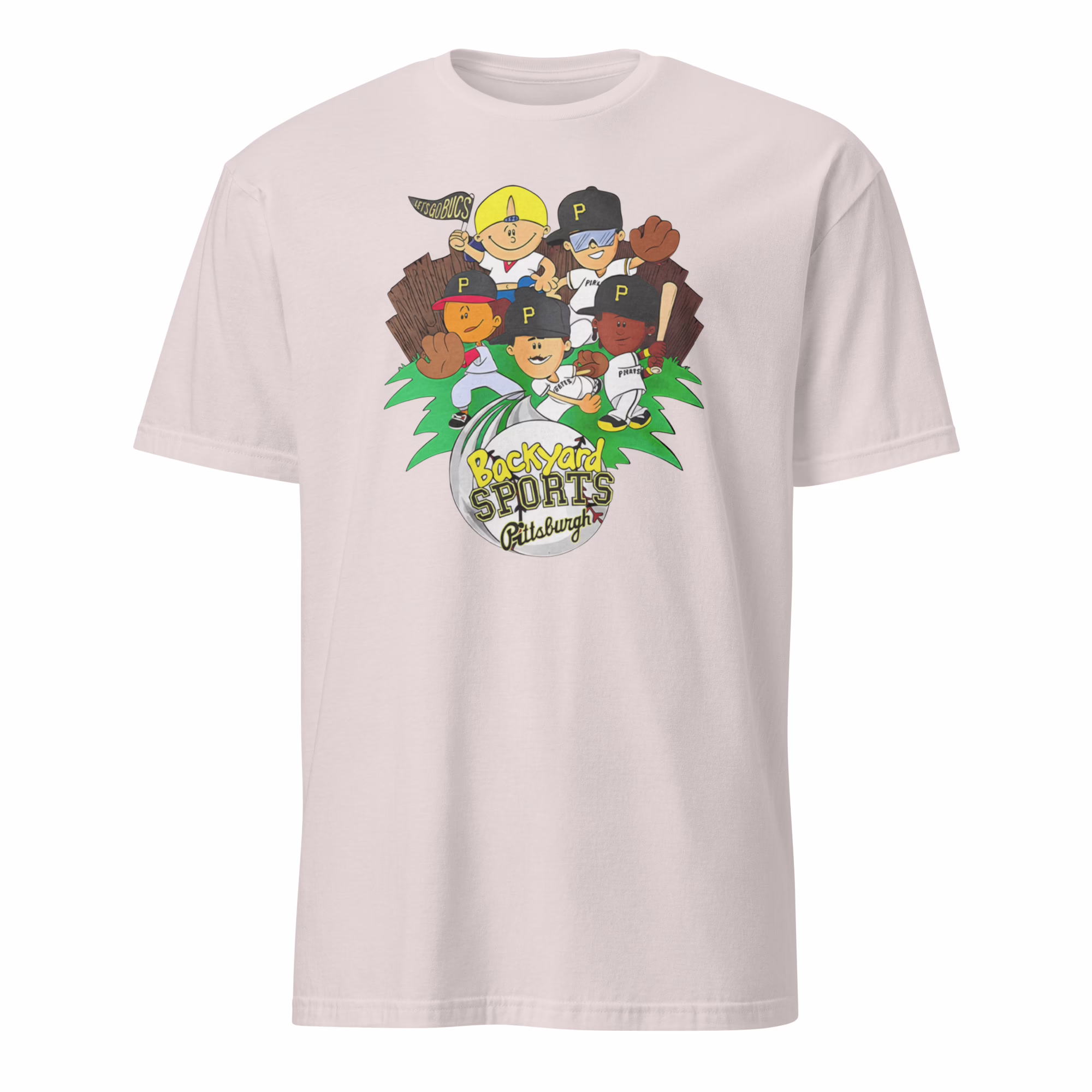 Backyard Sports Pittsburgh Pirates Shirt 3 Backyard Sports Pittsburgh Pirates Shirt ice grey color tee