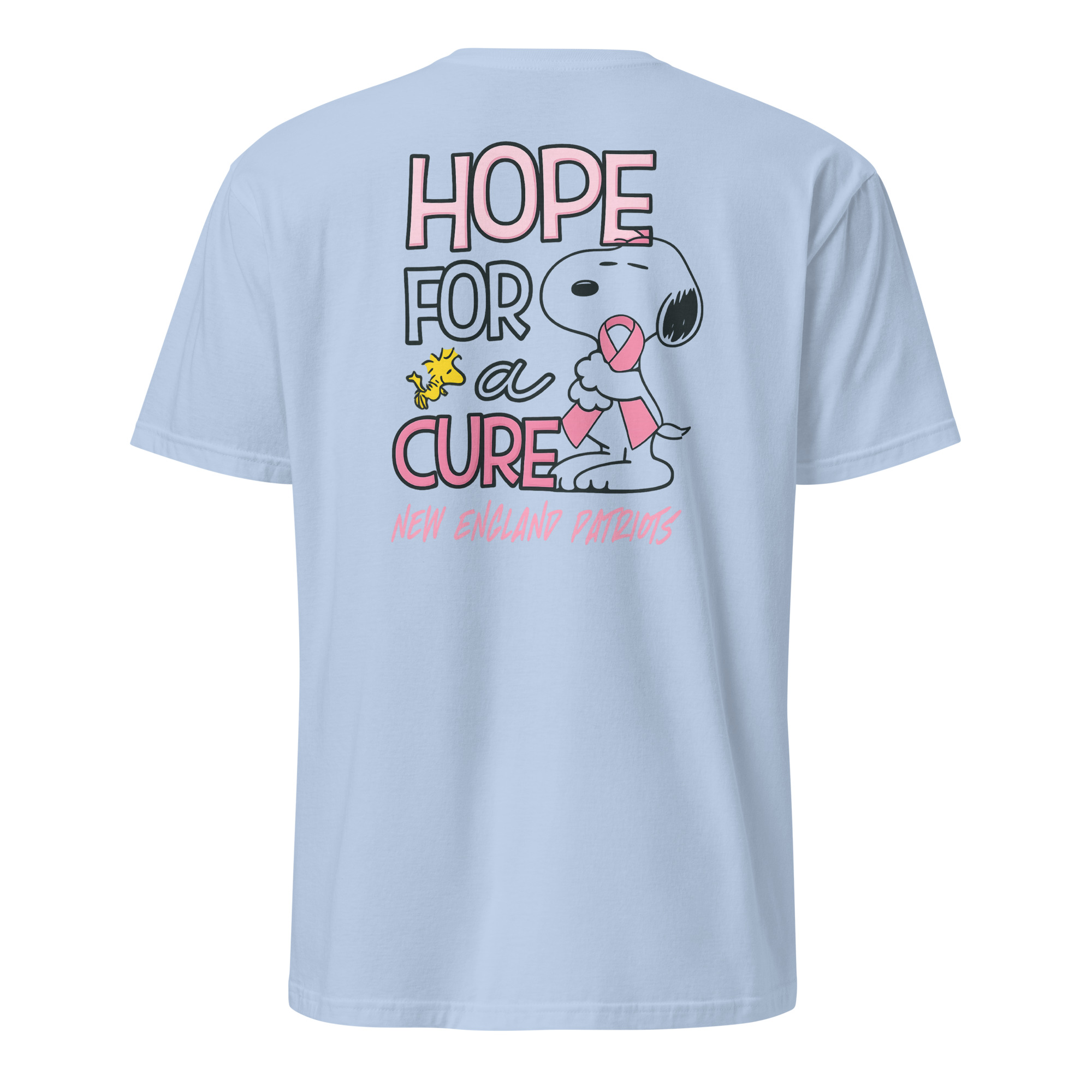 Snoopy New England Patriots Hope For A Cure Breast Cancer Shirt 7 Snoopy New England Patriots Hope For A Cure Breast Cancer Shirt - Image 7